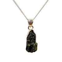 Chrome Diopside & Sterling Silver Pendant