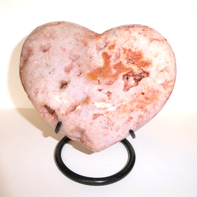 Pink Amethyst Heart