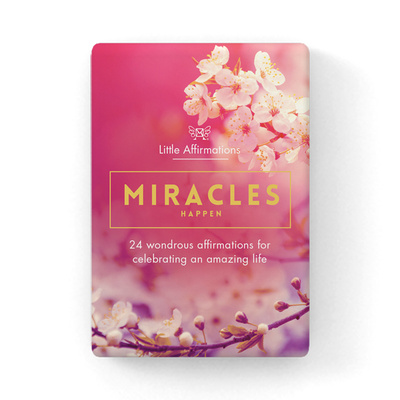 Little Affirmations Miracles Happen  Cards